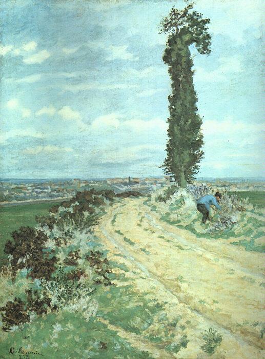  J B Armand  Guillaumin Outskirts of Paris oil painting image